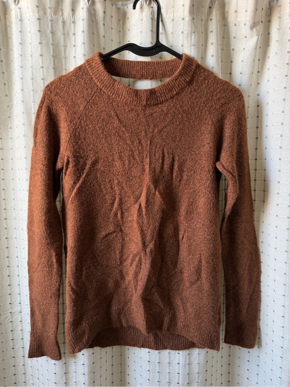 LOFT Crewneck Women’s Sweater in Rust Brown